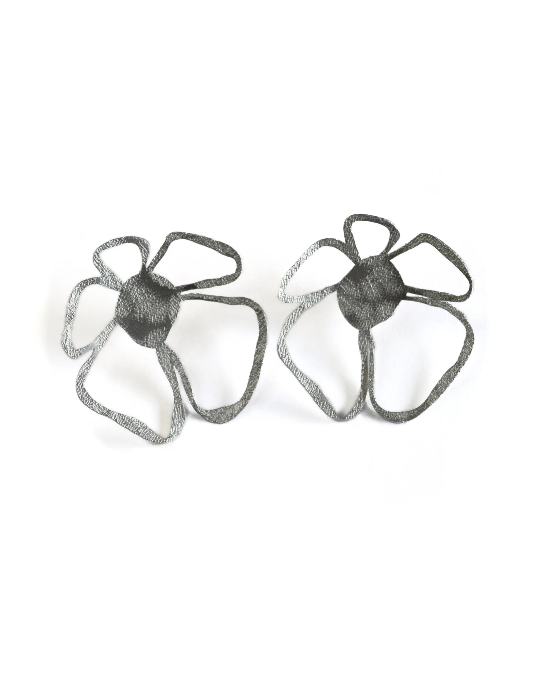 Sakura Earrings - Silver