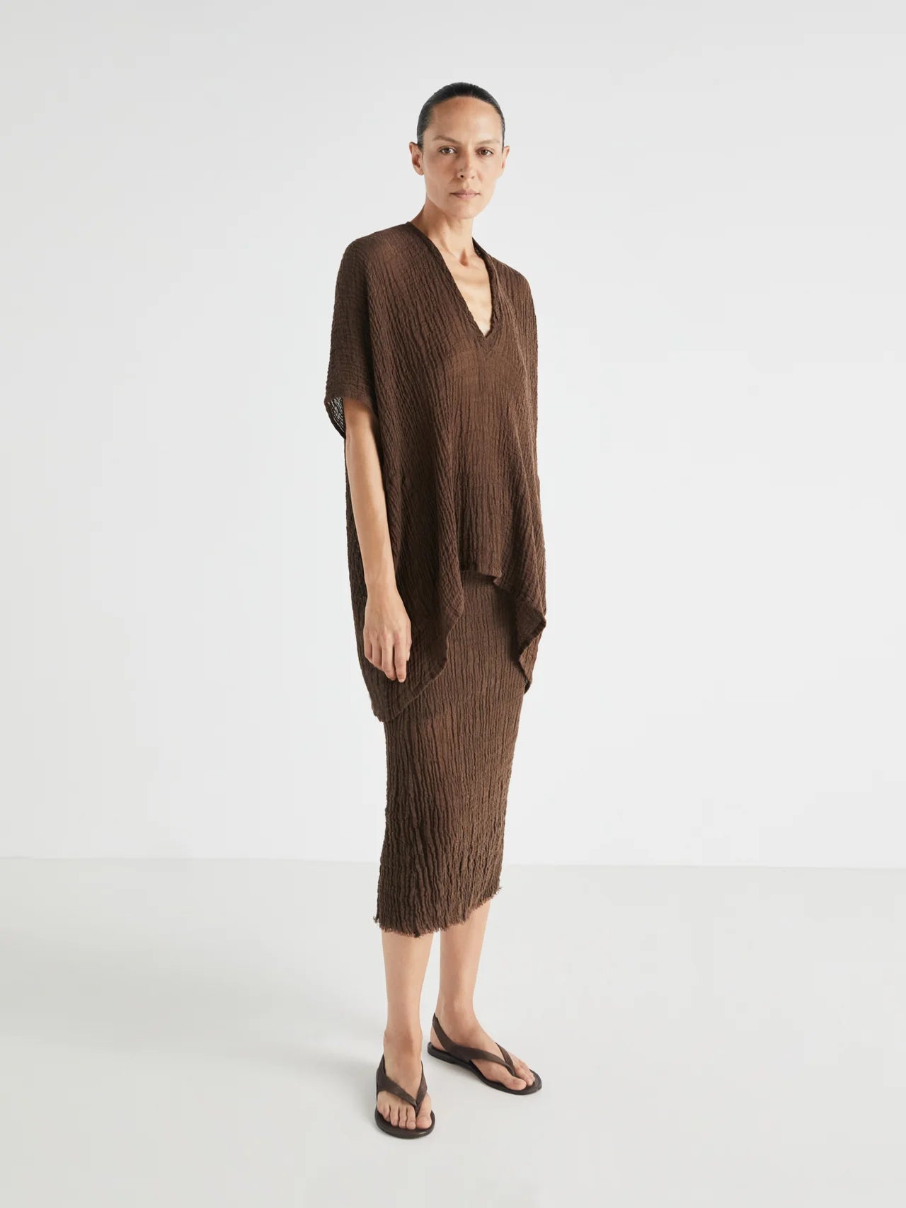 IGUAZU SKIRT - BRUNETTE