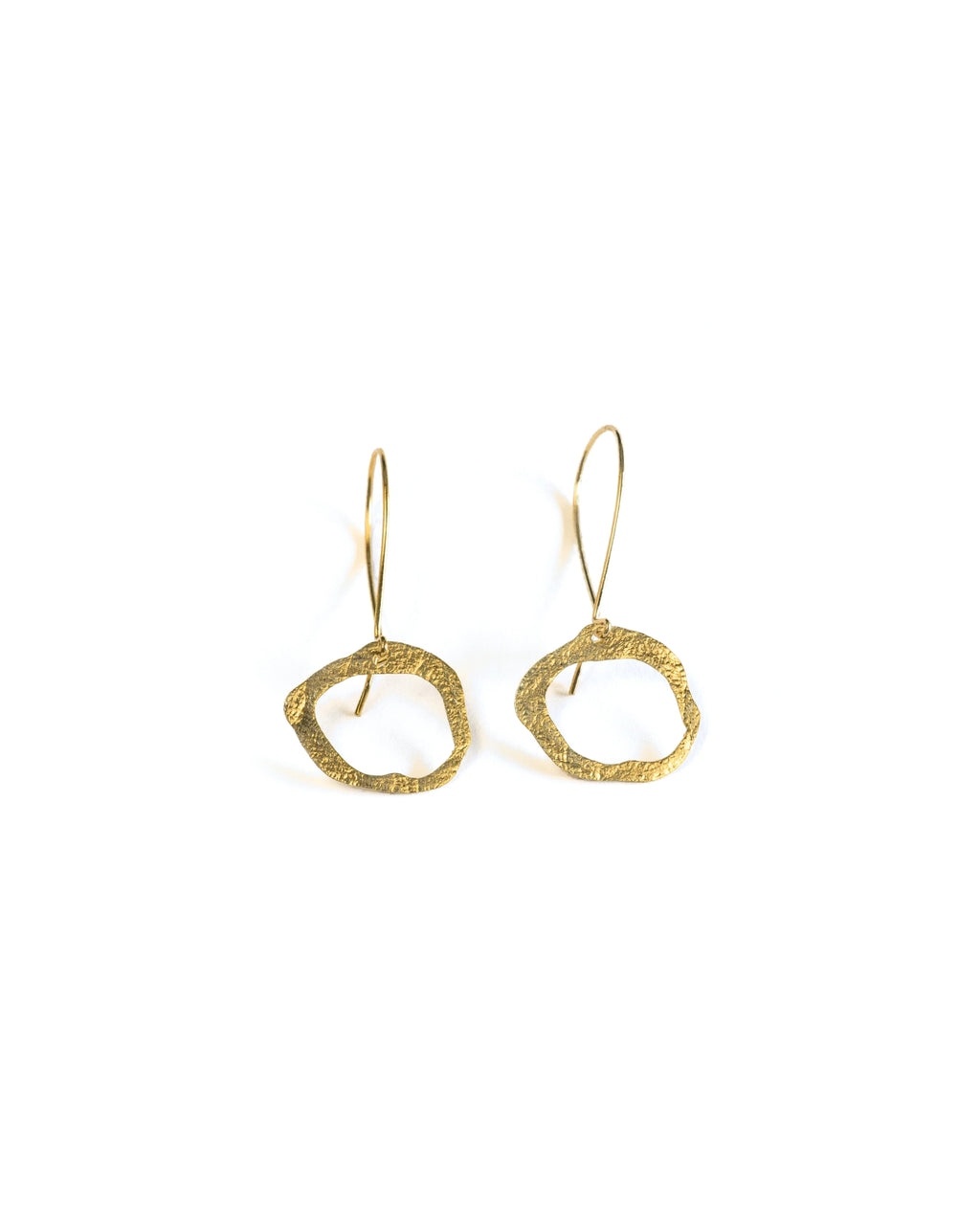 Lulu Earrings - Brass