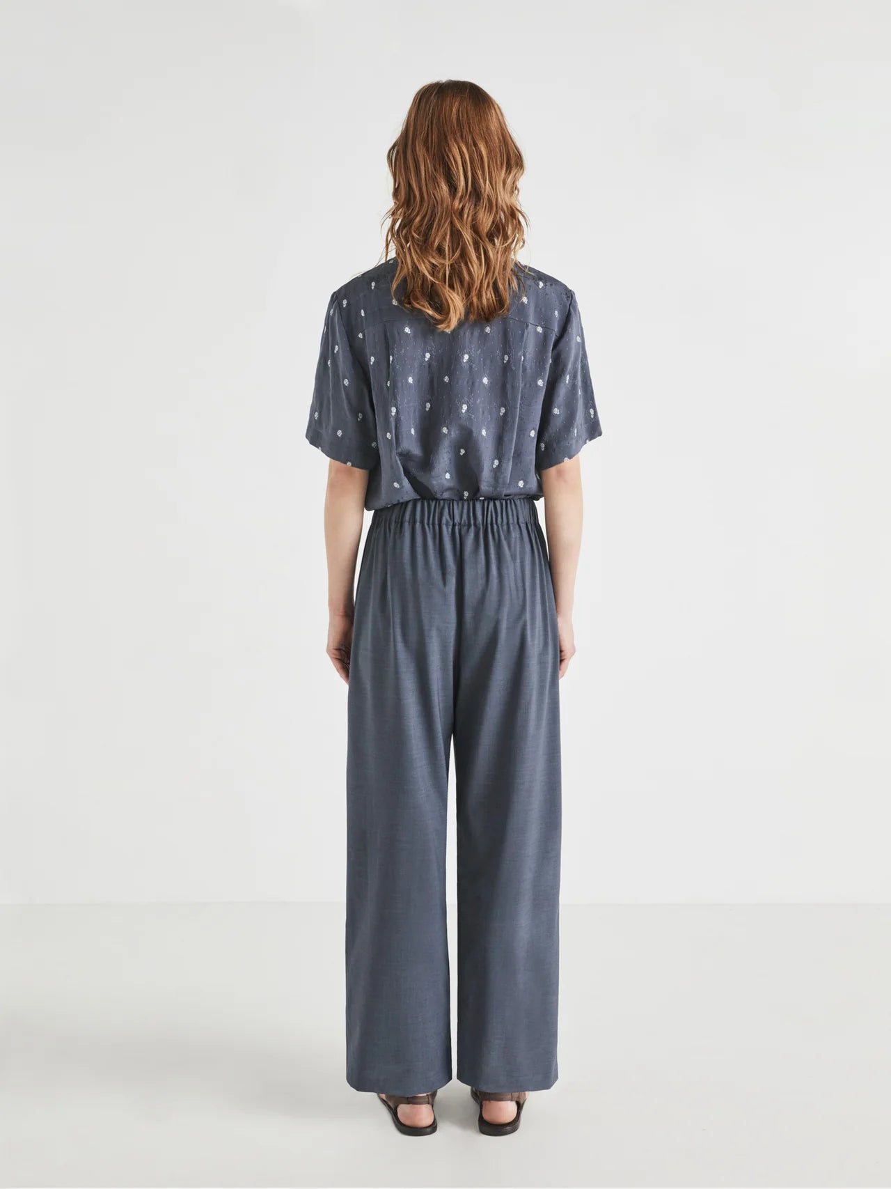 KERMES TROUSERS - NAVY