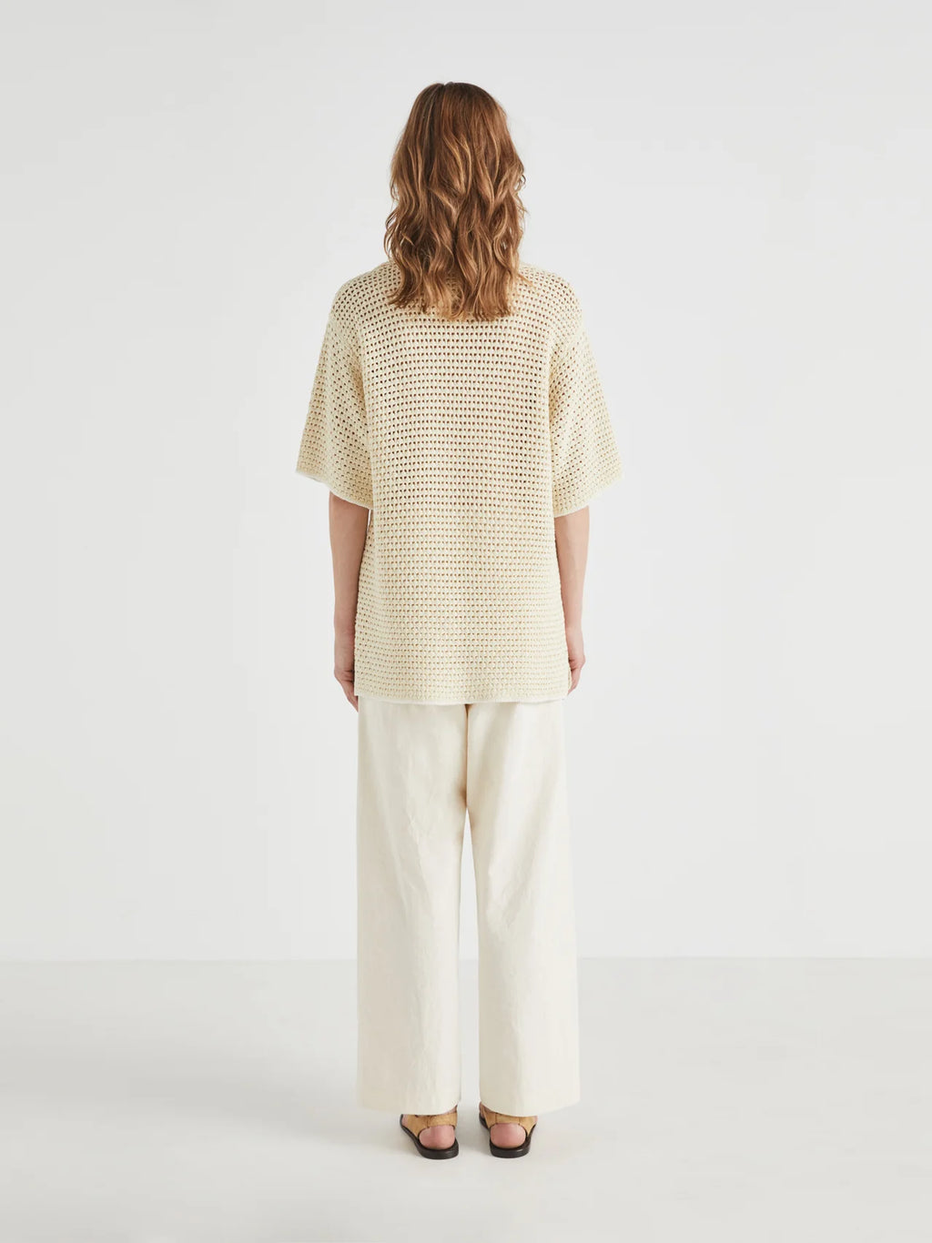 ABREGO TROUSERS - ECRU