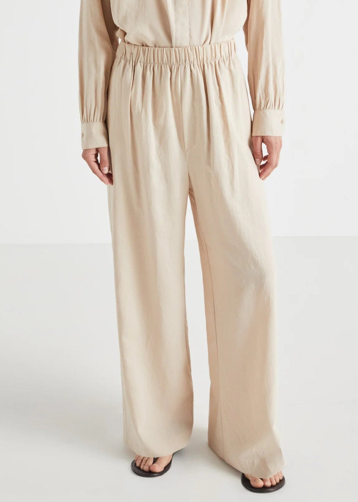 ROCA RELAXED TROUSERS - NUDE