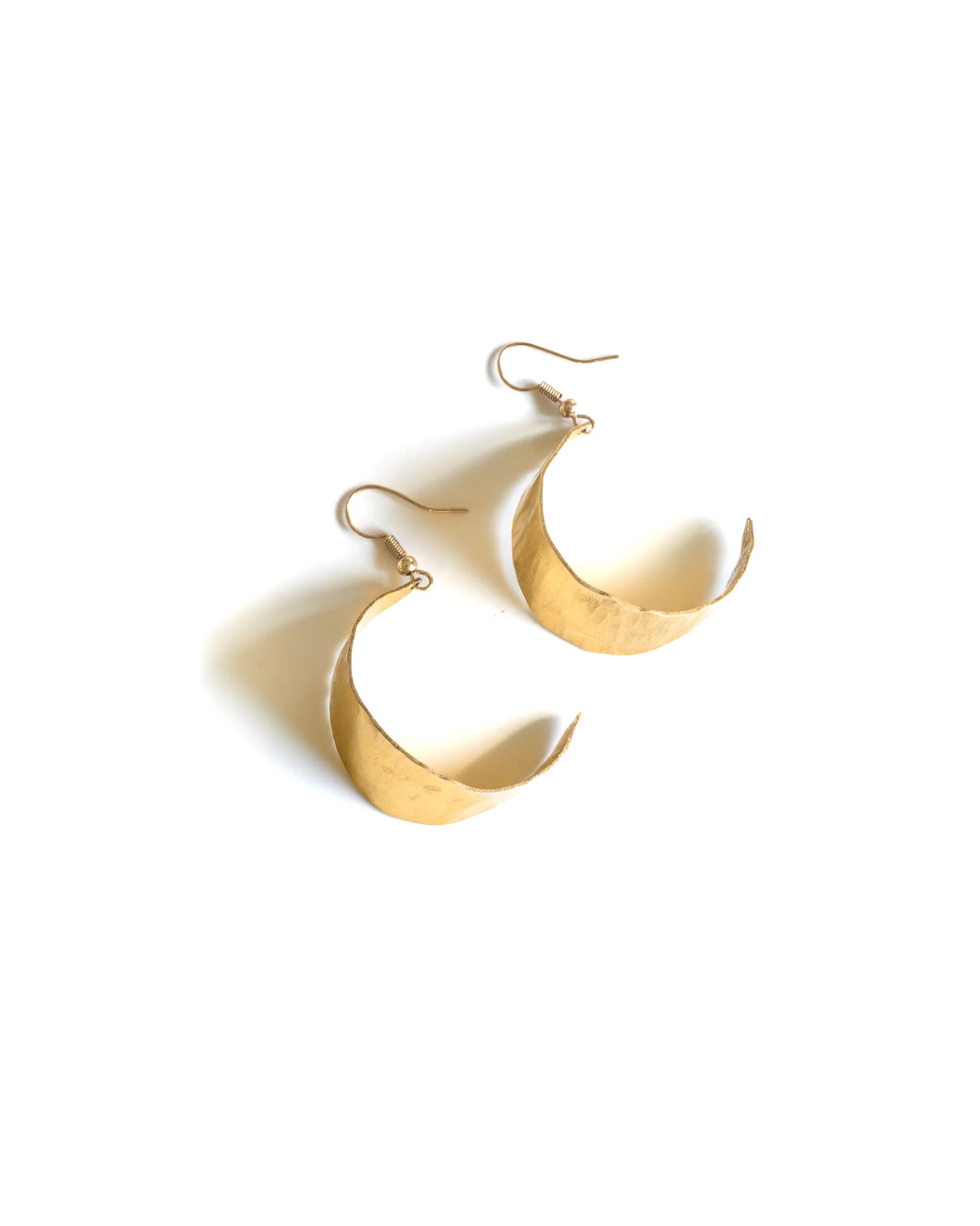 Kaya Earrings - Brass