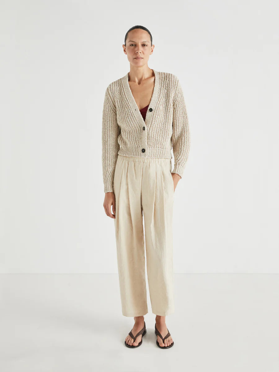 WIZZAR CARDIGAN - OAT