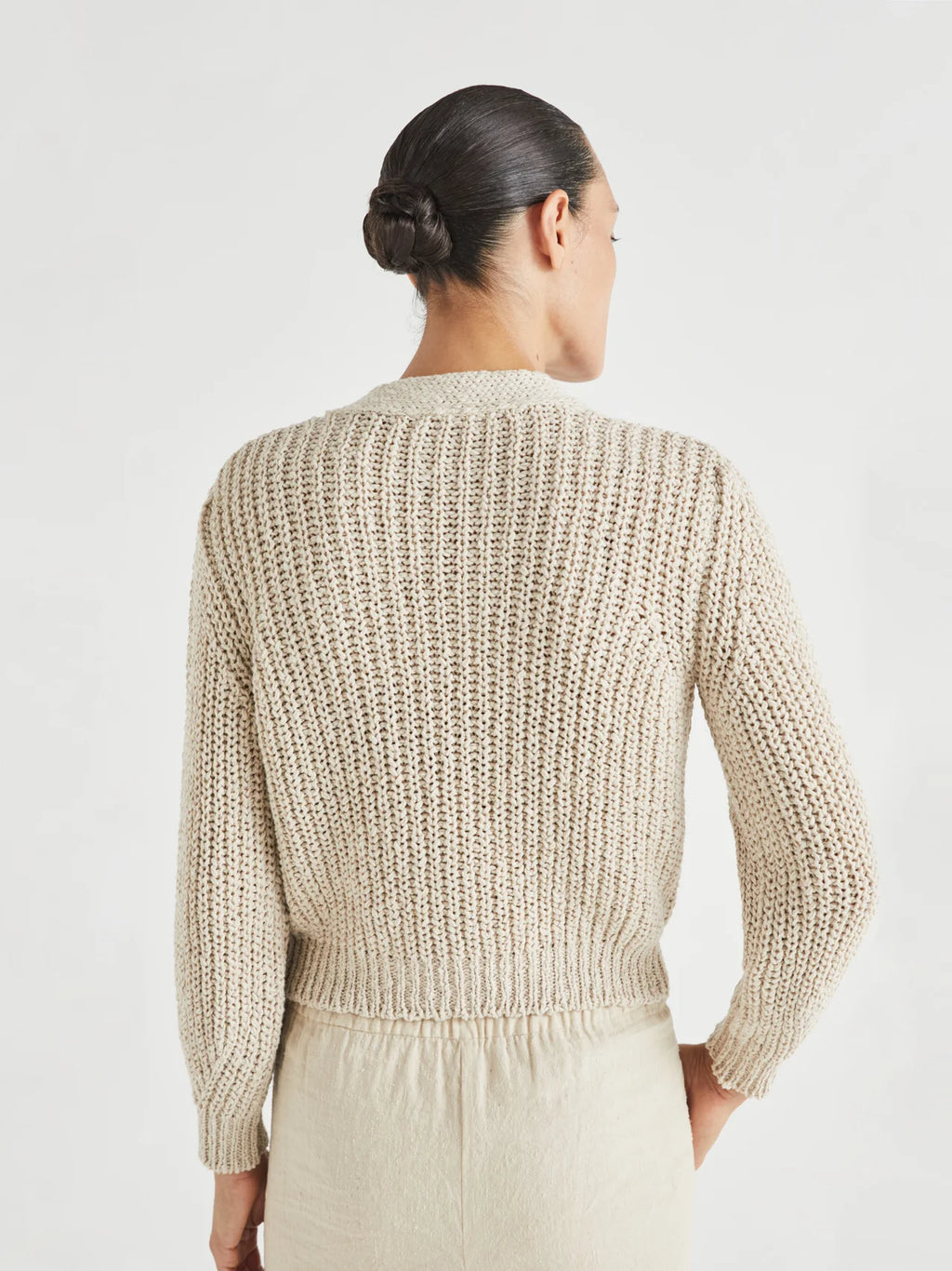 WIZZAR CARDIGAN - OAT