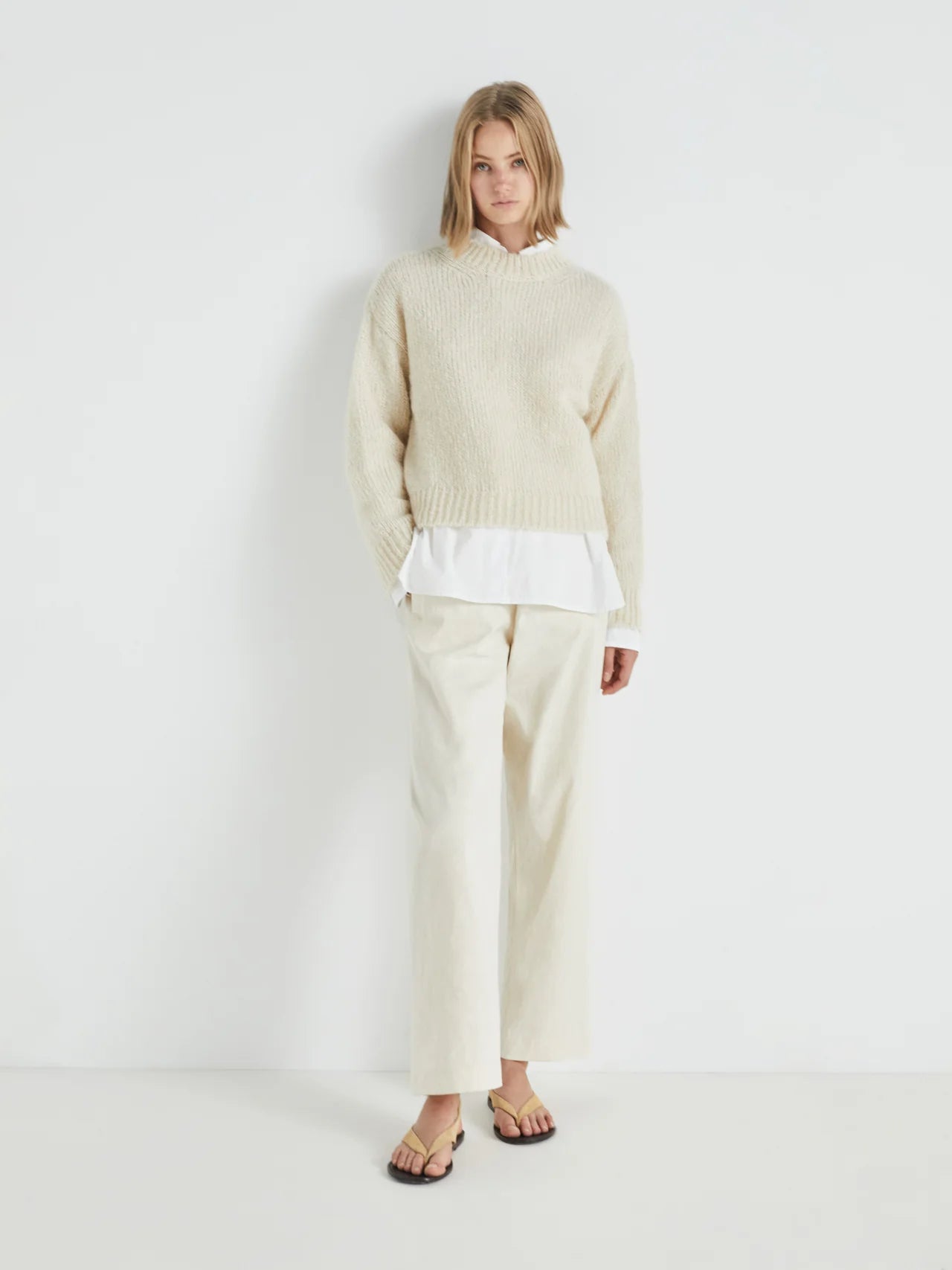 CLAUDE SWEATER - TALC