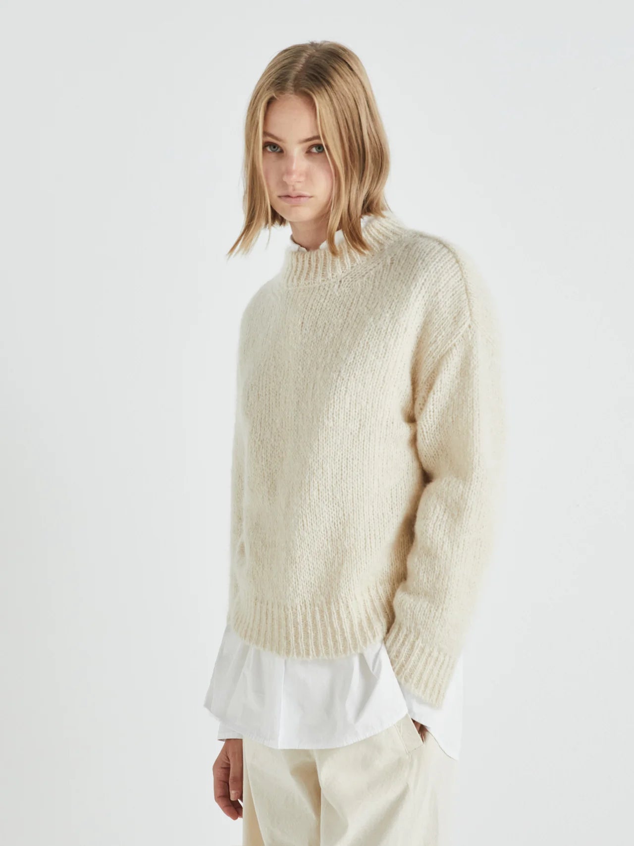 CLAUDE SWEATER - TALC