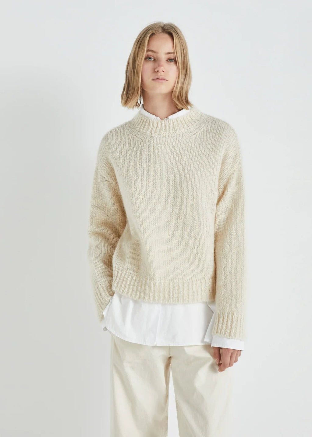 CLAUDE SWEATER - TALC