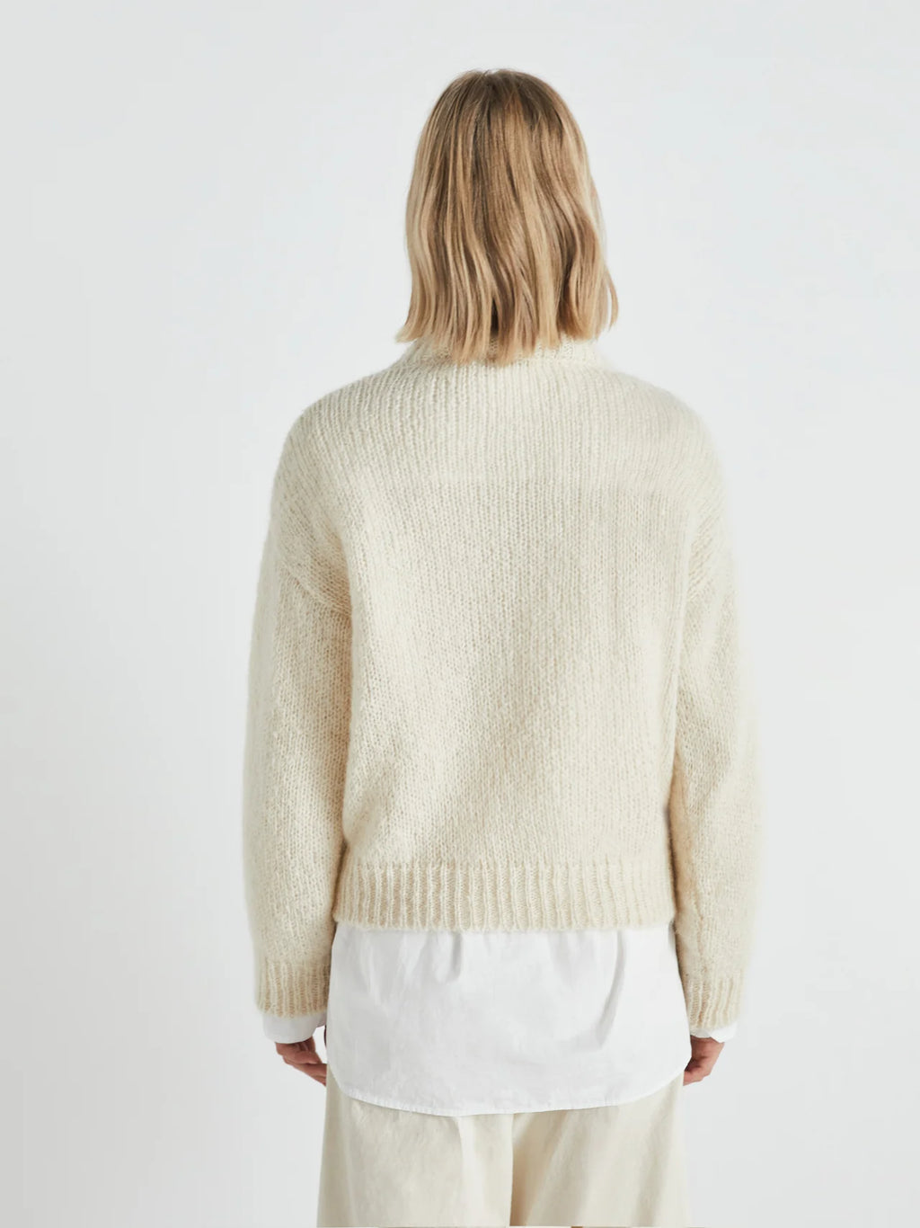 CLAUDE SWEATER - TALC