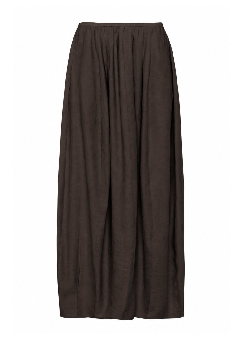CANDITO PLEATED SKIRT - CHOCOLATE
