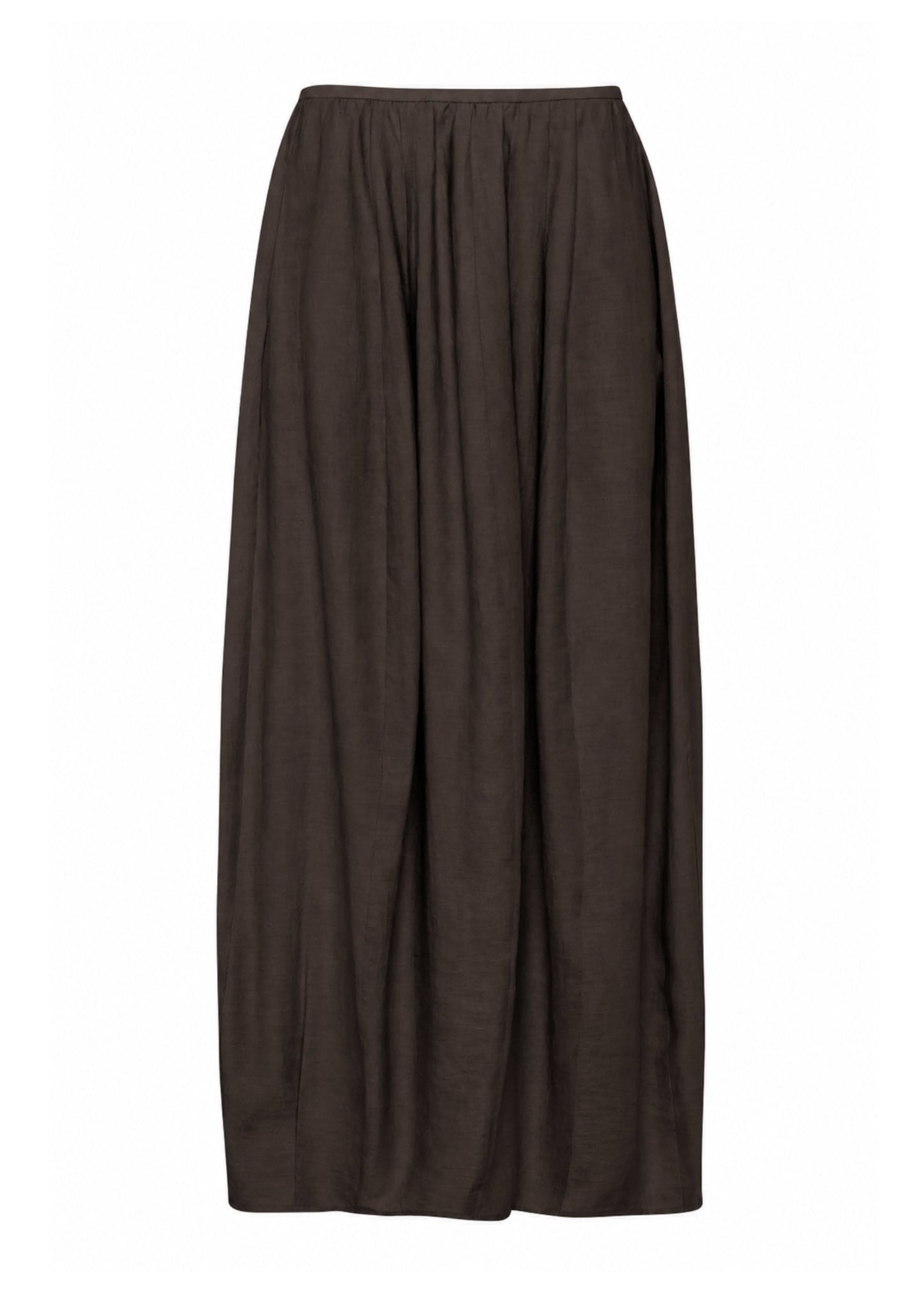 CANDITO PLEATED SKIRT - CHOCOLATE