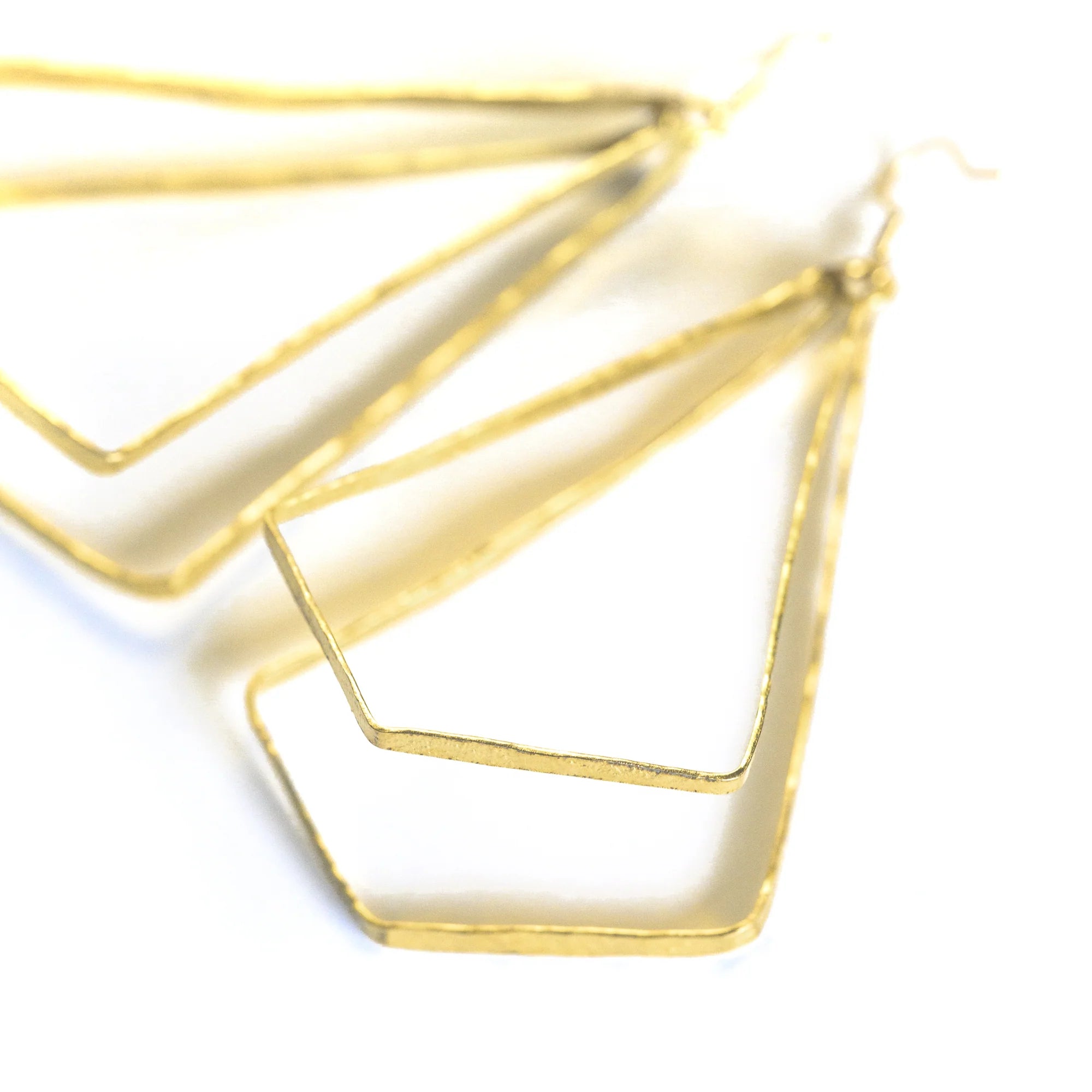 She Earrings - Brass