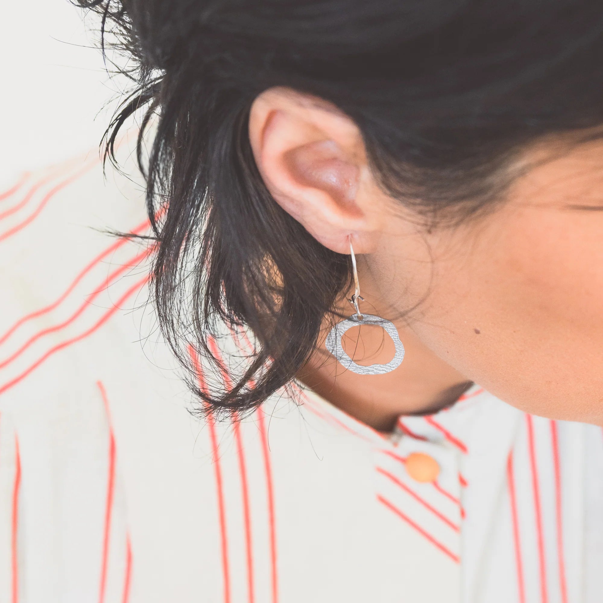 Hagi Earrings - Silver