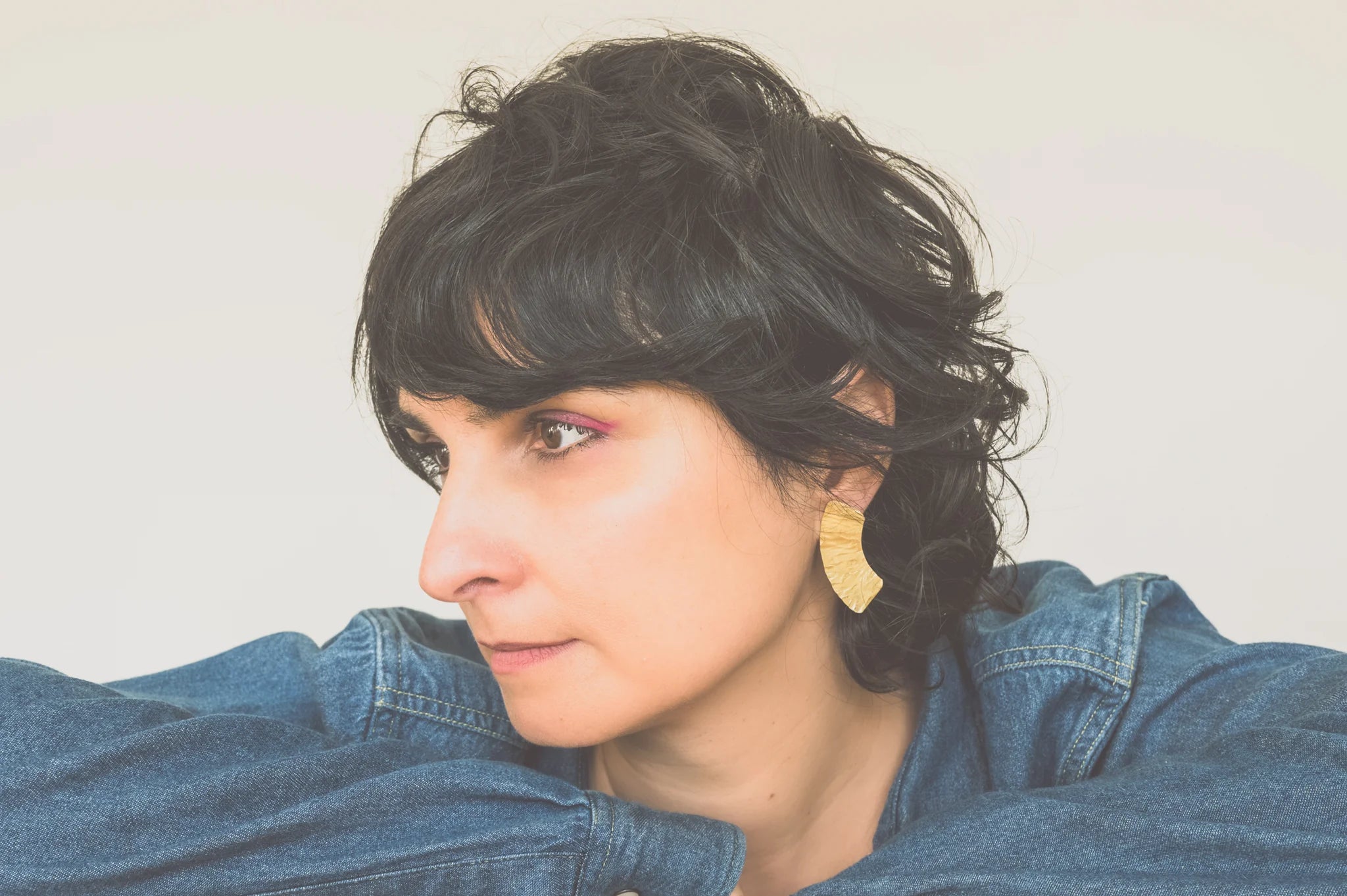 Koto Earrings - Brass