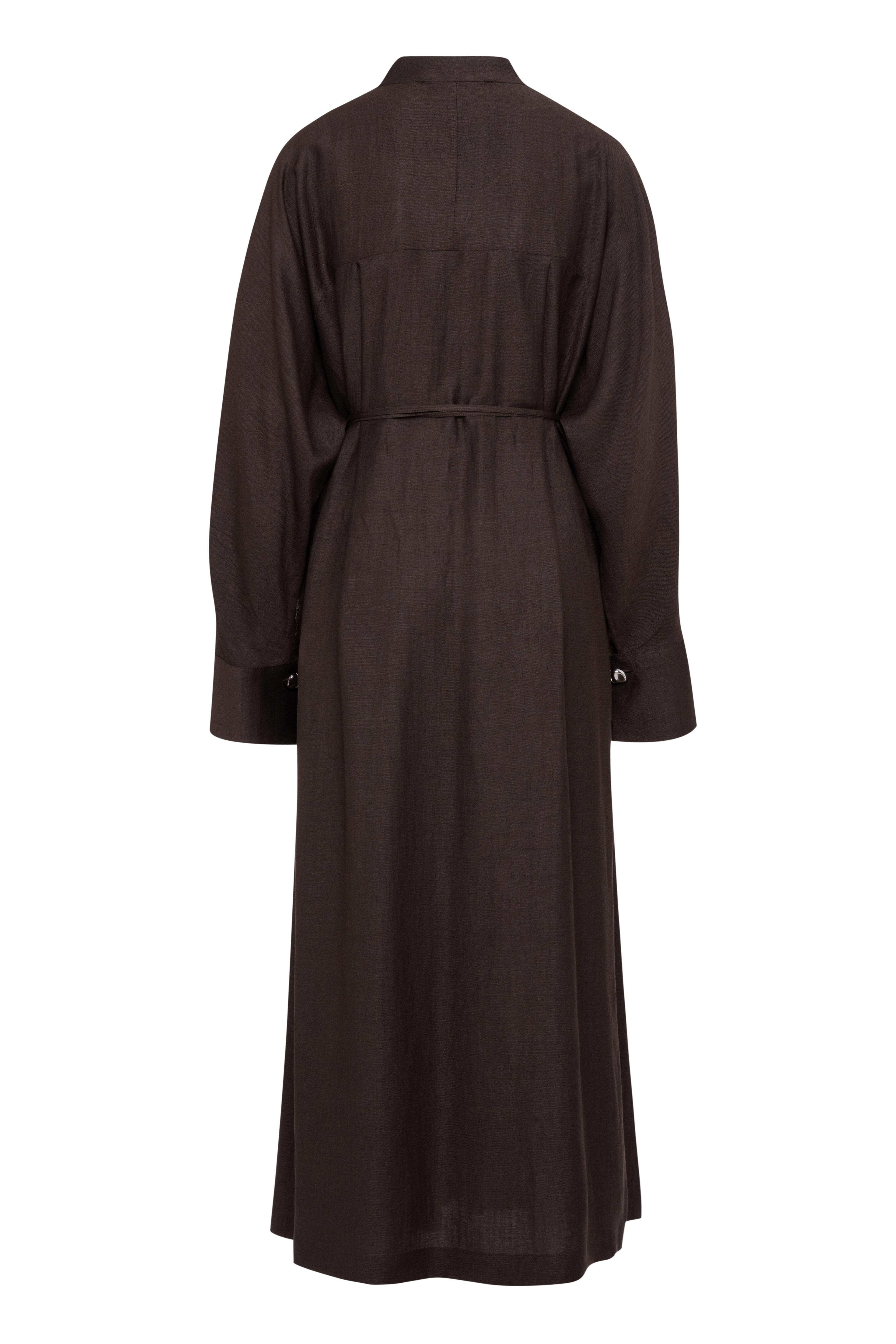 DELTA KIMONO DRESS - CHOCOLATE