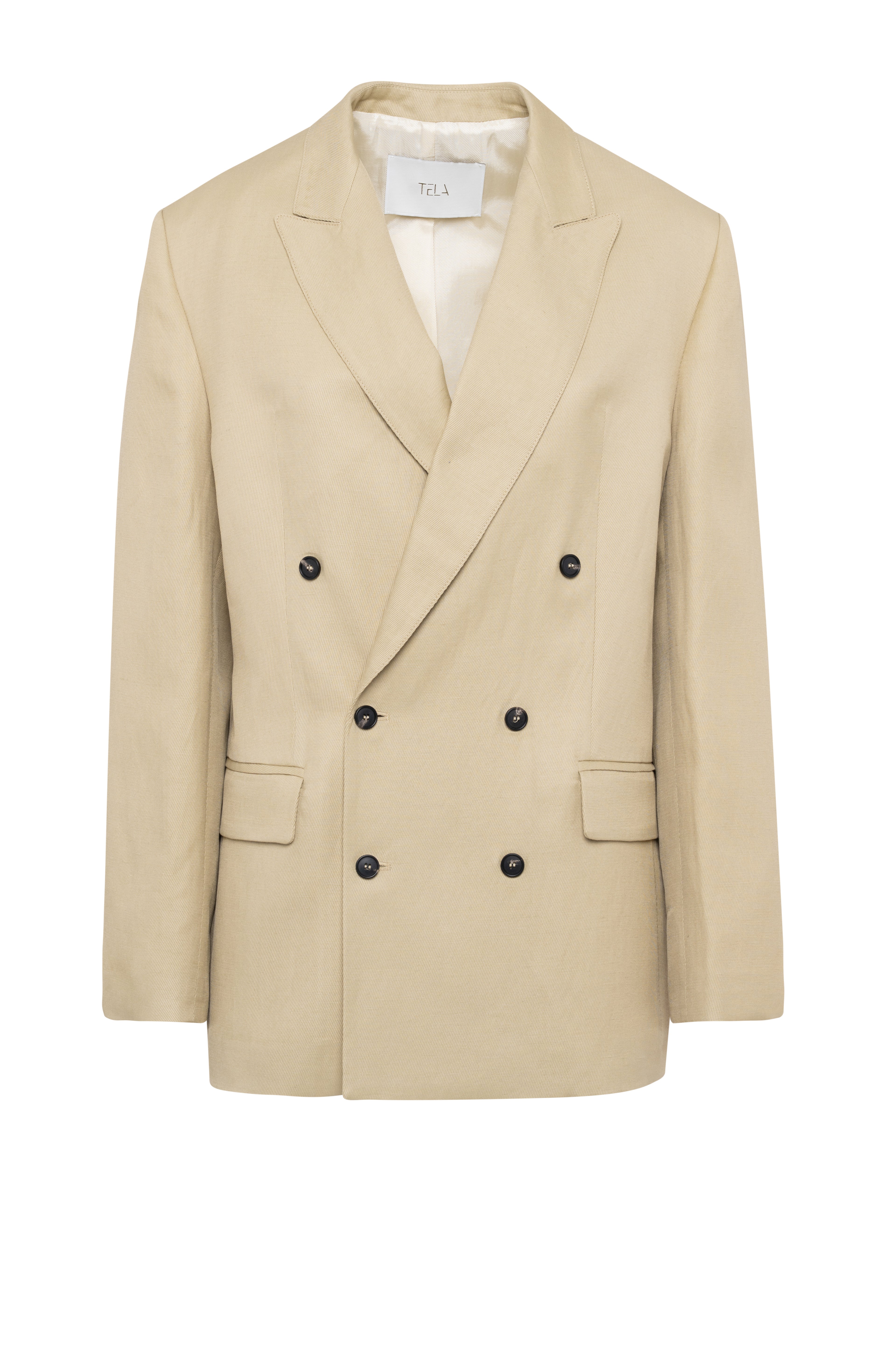 FROST BELTED BLAZER - SAND