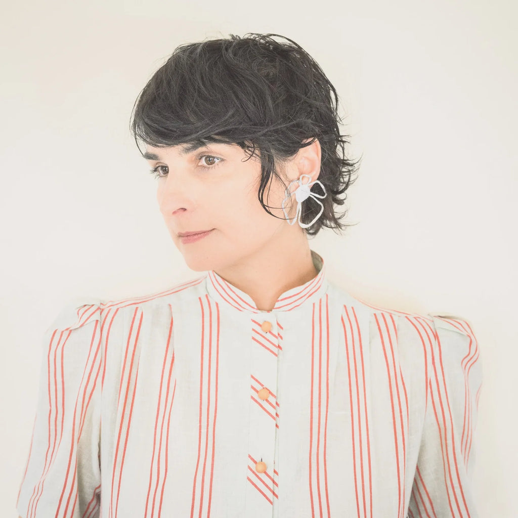 Sakura Earrings - Silver
