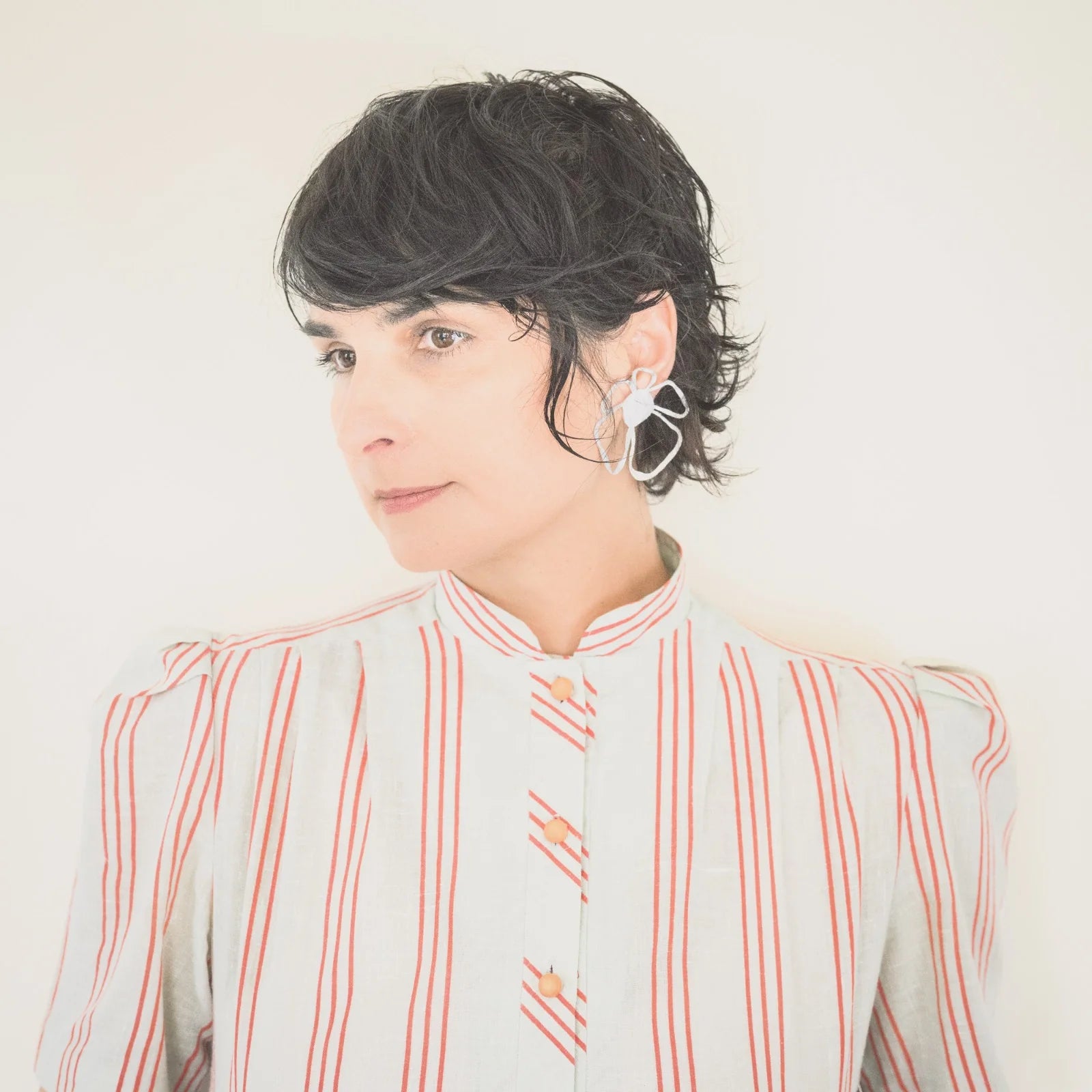 Sakura Earrings - Silver