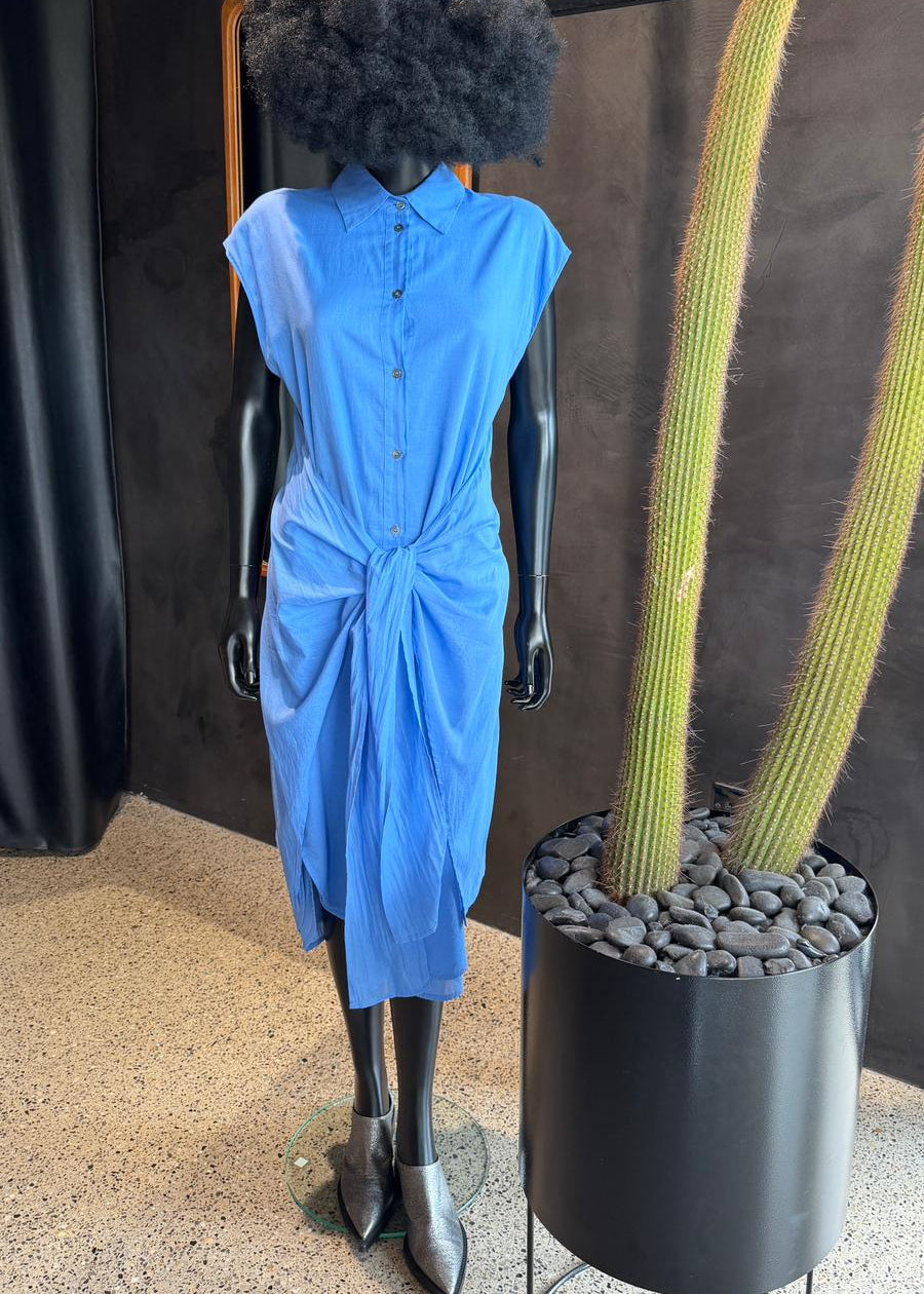PIRAMIDE DRESS - SKY BLUE