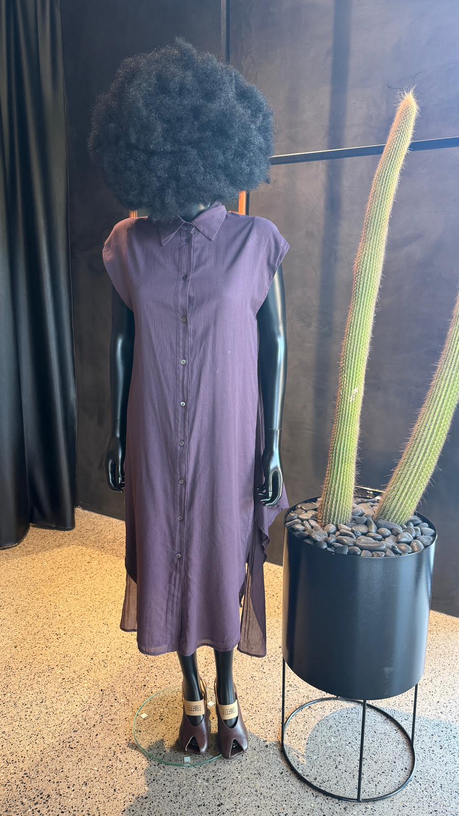 PIRAMIDE DRESS - MAROON