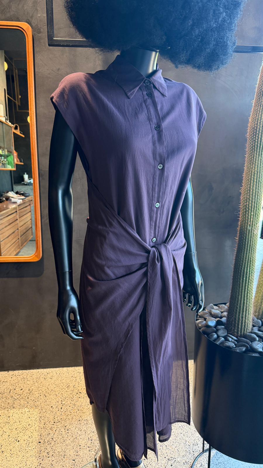 PIRAMIDE DRESS - MAROON