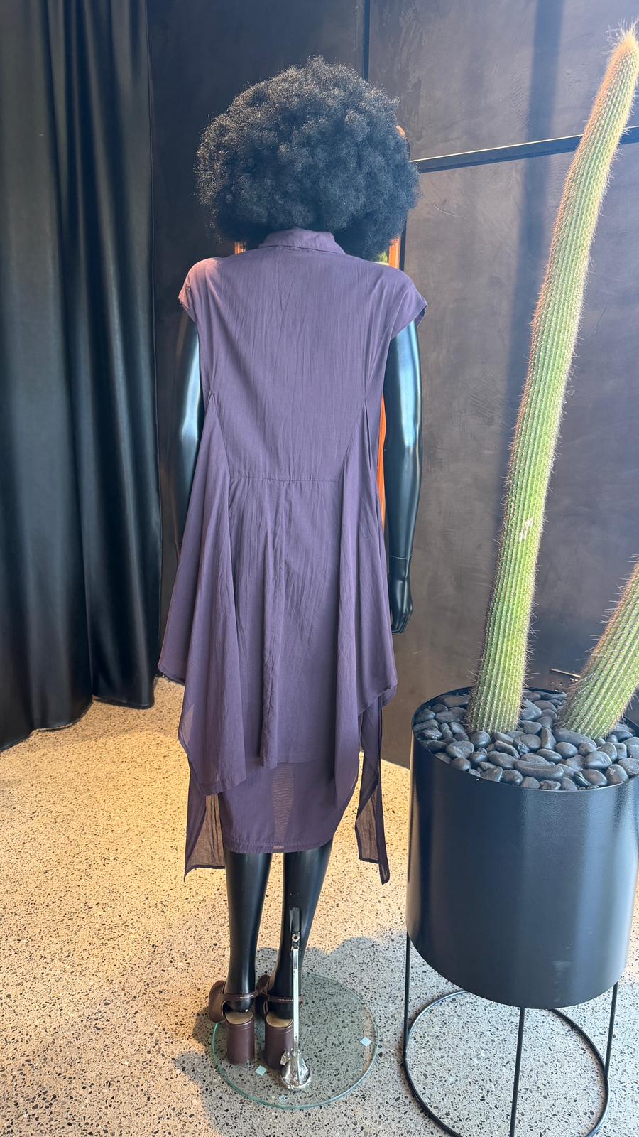 PIRAMIDE DRESS - MAROON