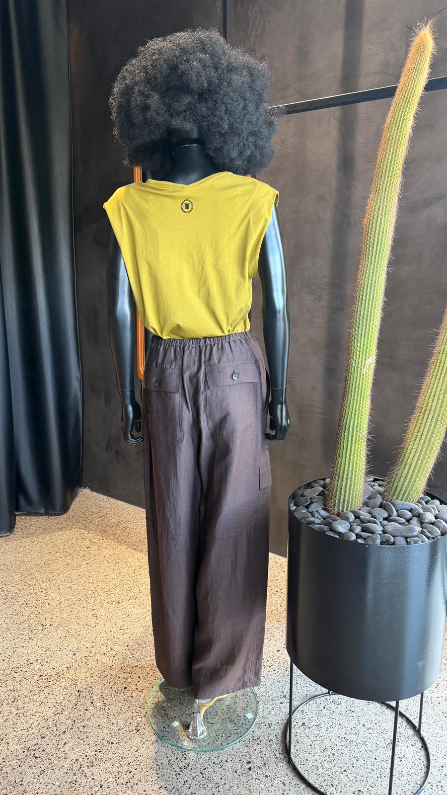 CURRY CARGO PANT - CHOCOLATE