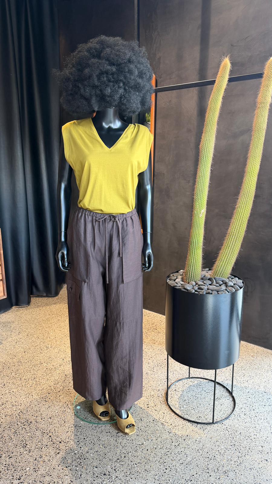 CURRY CARGO PANT - CHOCOLATE