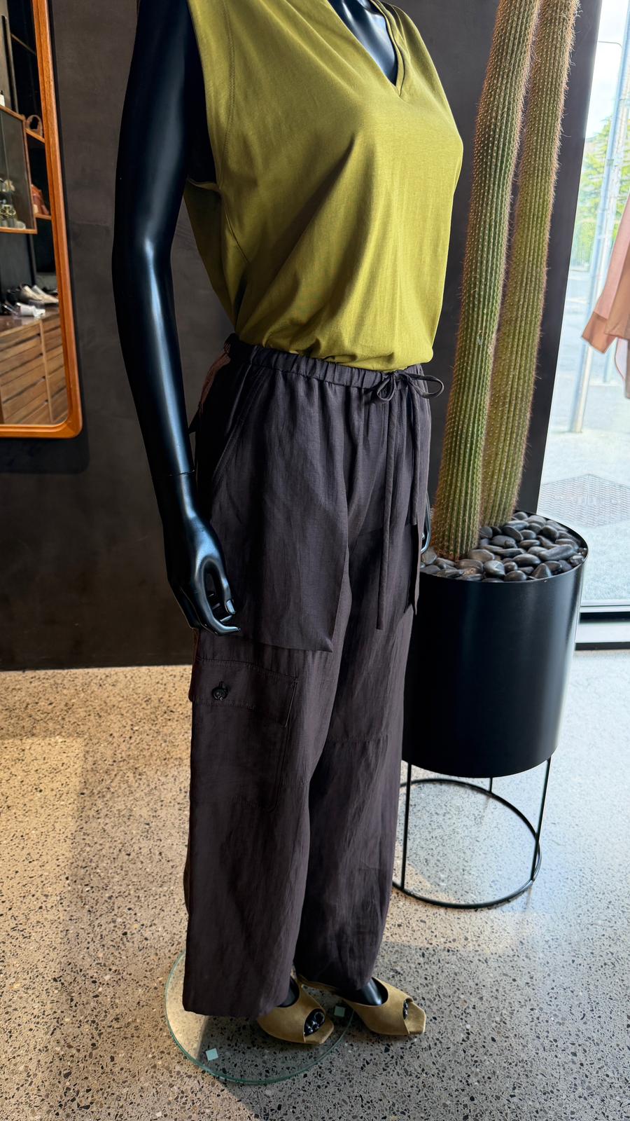 CURRY CARGO PANT - CHOCOLATE