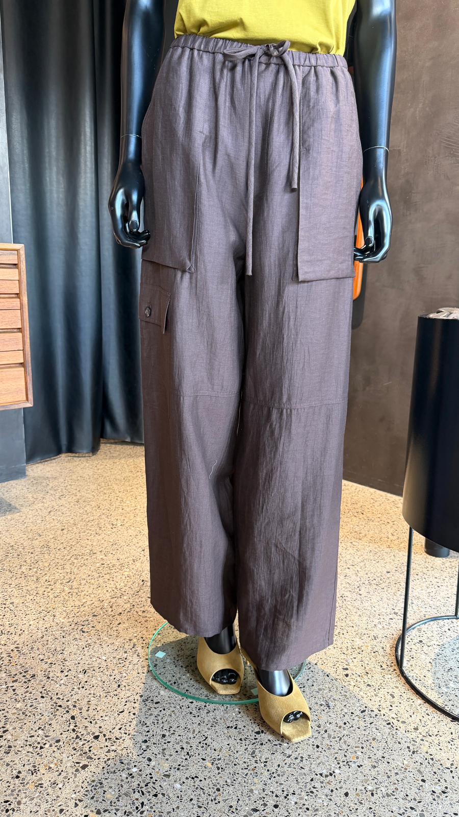 CURRY CARGO PANT - CHOCOLATE