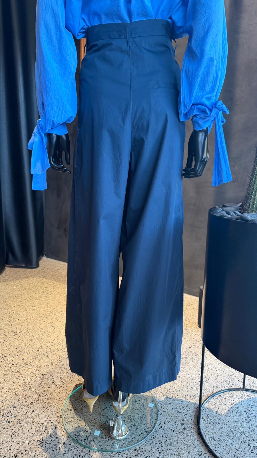 LUCIO DRAWSTRING PANT - NAVY