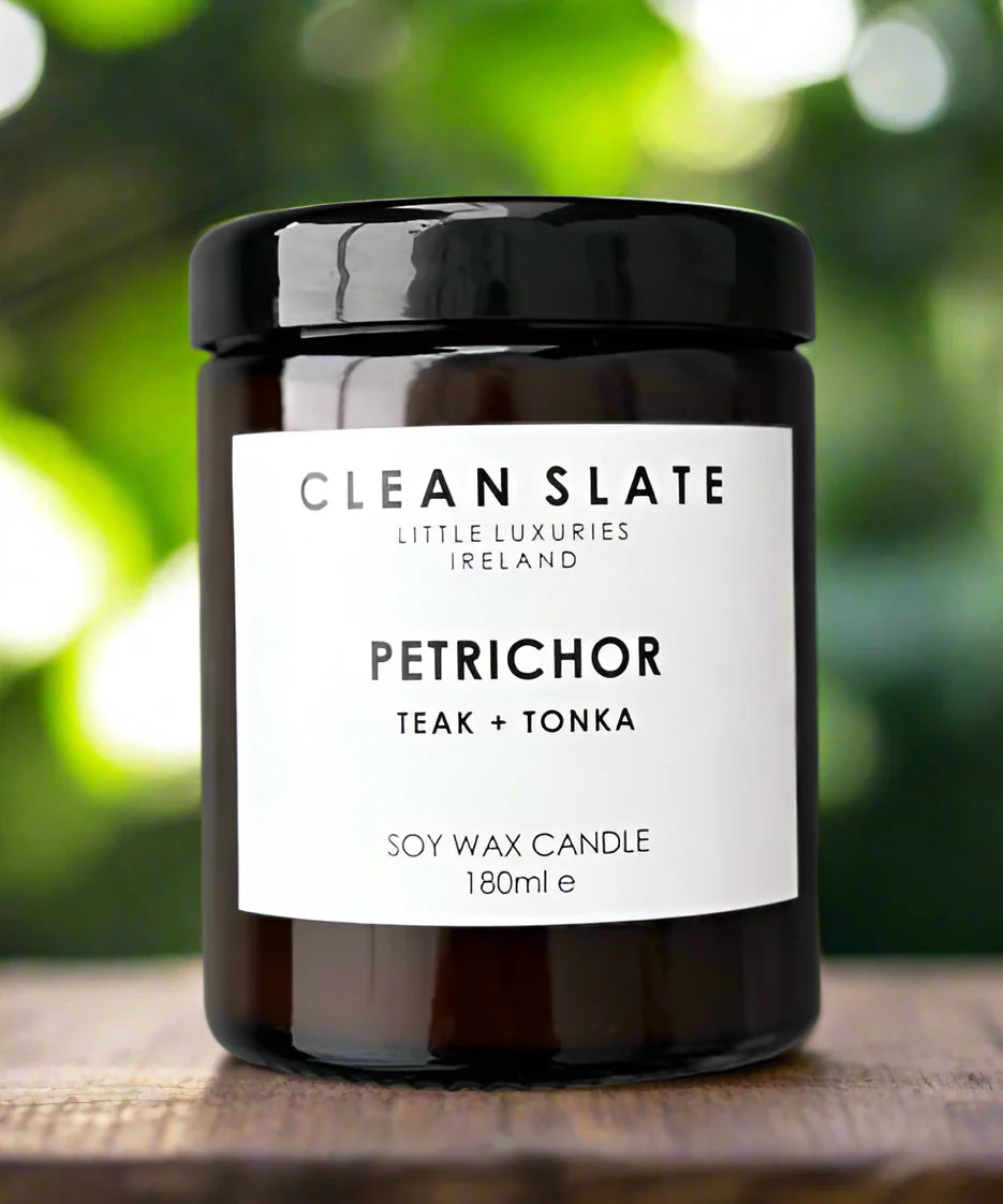 Petrichor Teak + Tonka Candle