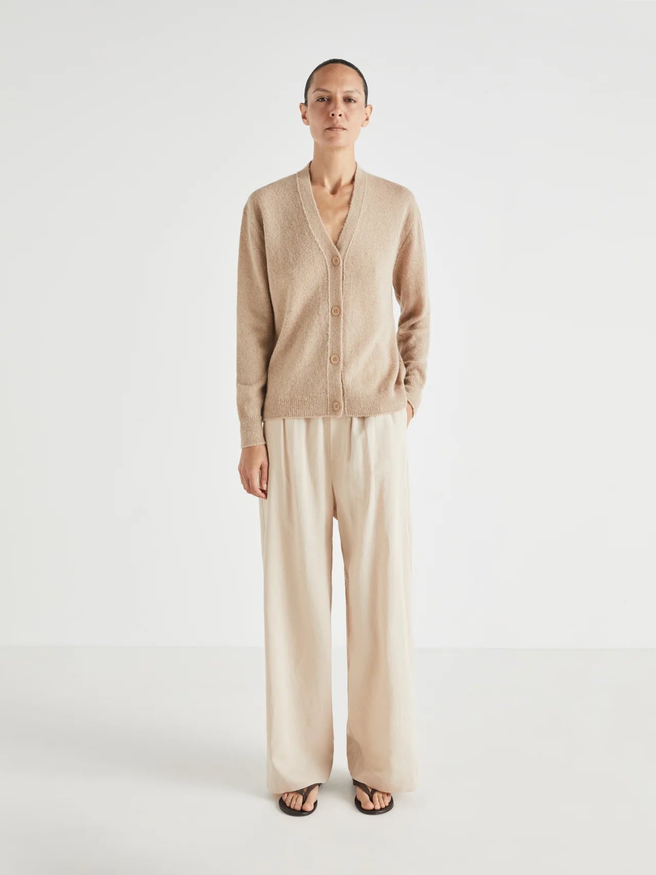 ROCA RELAXED TROUSERS - NUDE