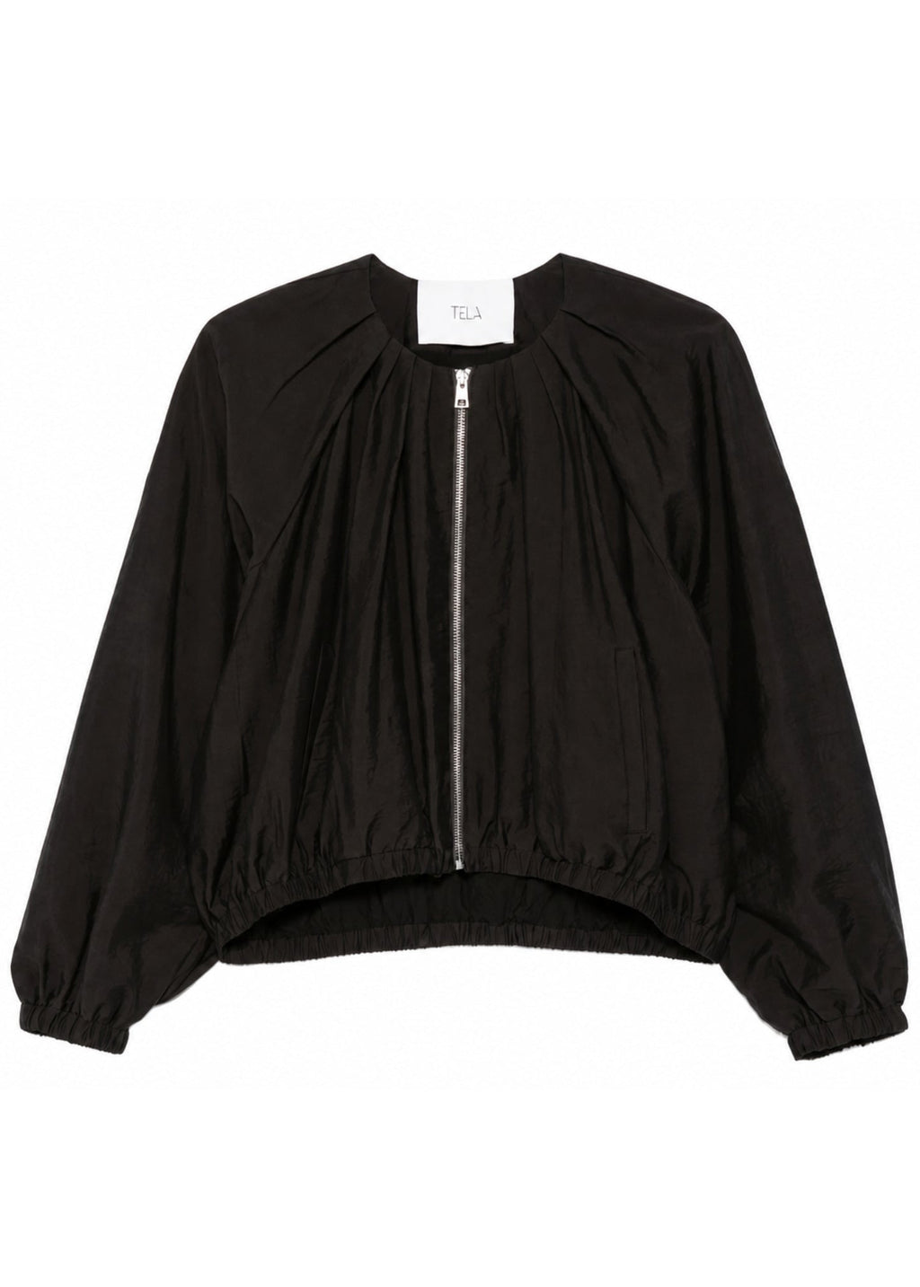 NUBE ZIP JACKET - COFFEE